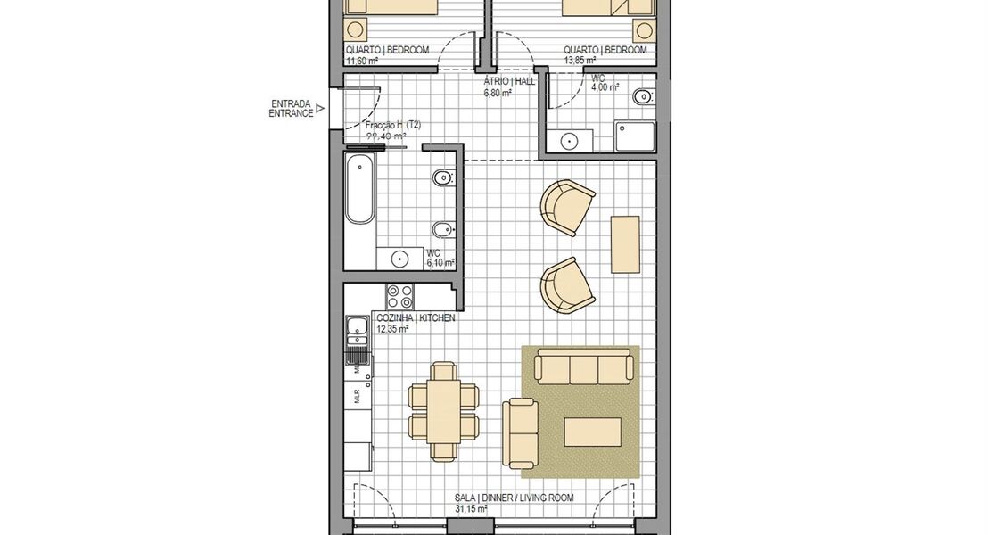 Nieuwbouwappartement te koop in S&Atilde;O MARTINHO DO PORTO