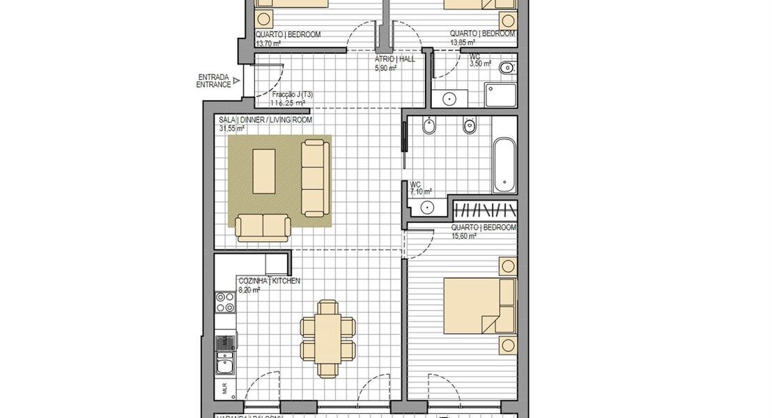 Nieuwbouwappartement te koop in S&Atilde;O MARTINHO DO PORTO