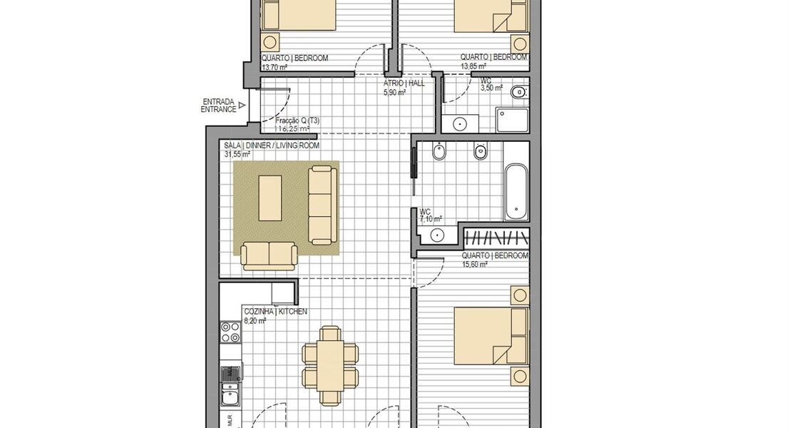 Nieuwbouwappartement te koop in S&Atilde;O MARTINHO DO PORTO
